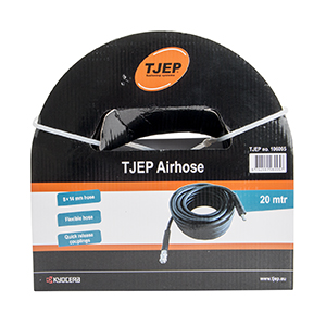 TJEP air hose, 8/14 mm poly with nipple and coupling