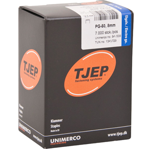 TJEP PG-50 staples 8 mm
